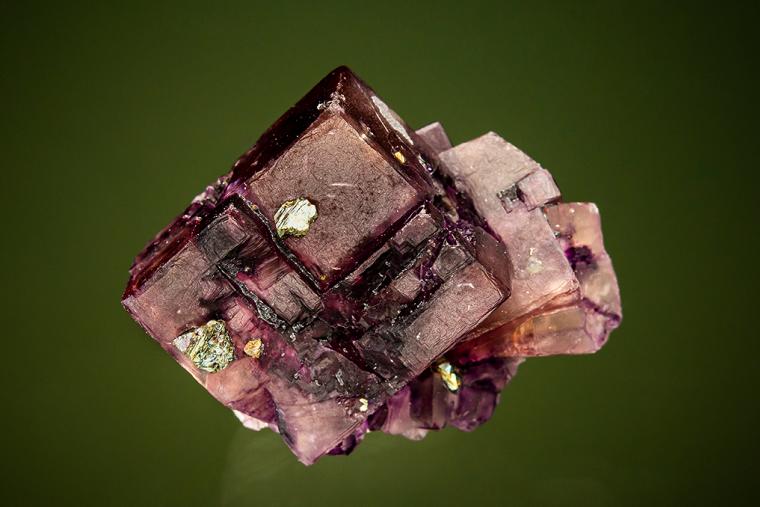 FLUORITE with CHALCOPYRITE